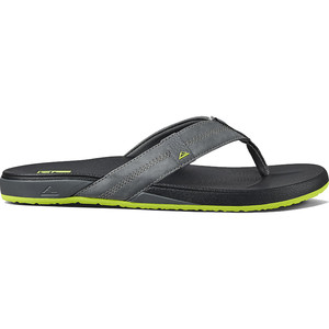 2021 Reef Cushion Phantom Flip Flops CI4008 - Black / Lime